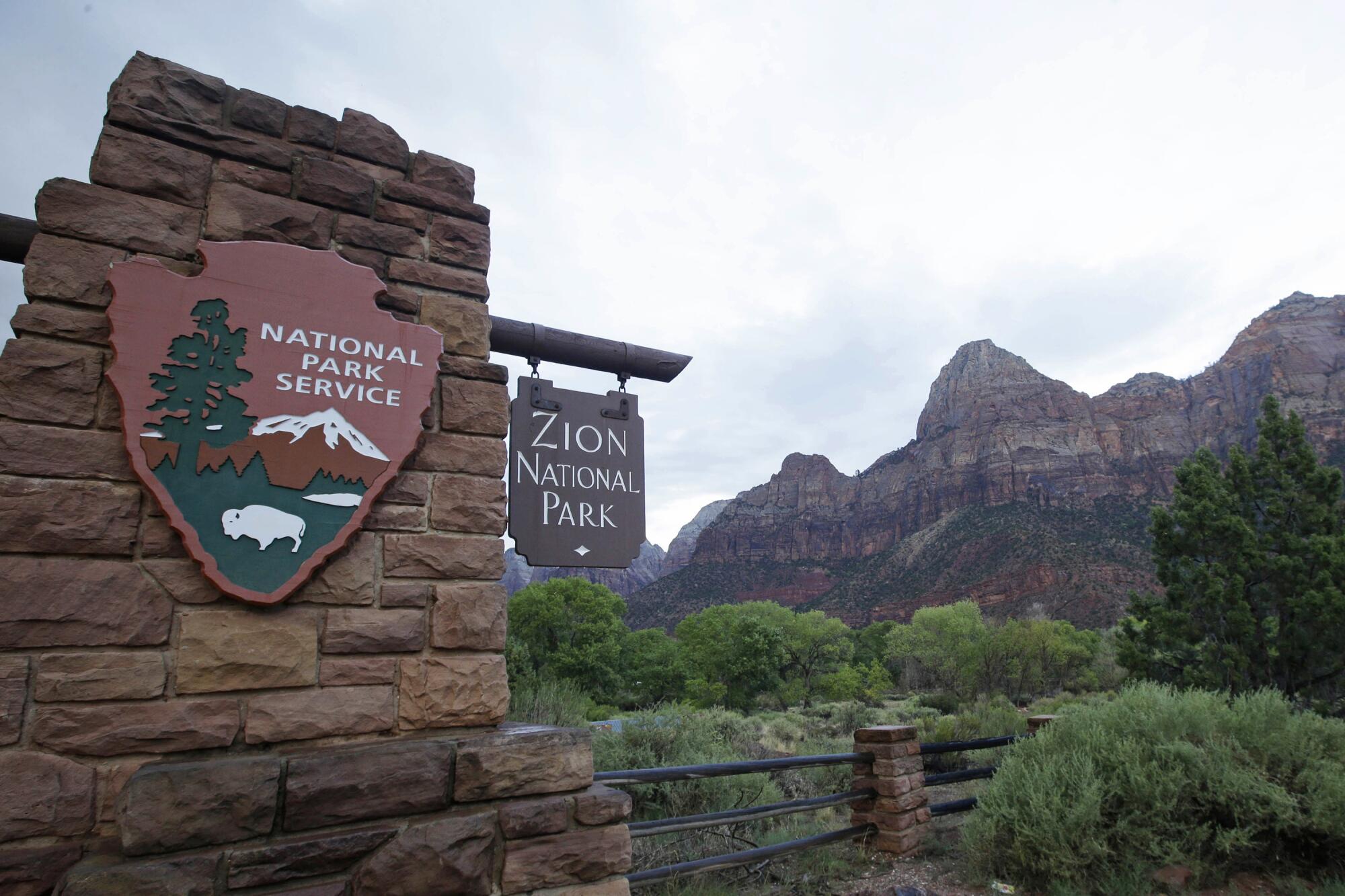 Zion National Park near Springdale, Utah.