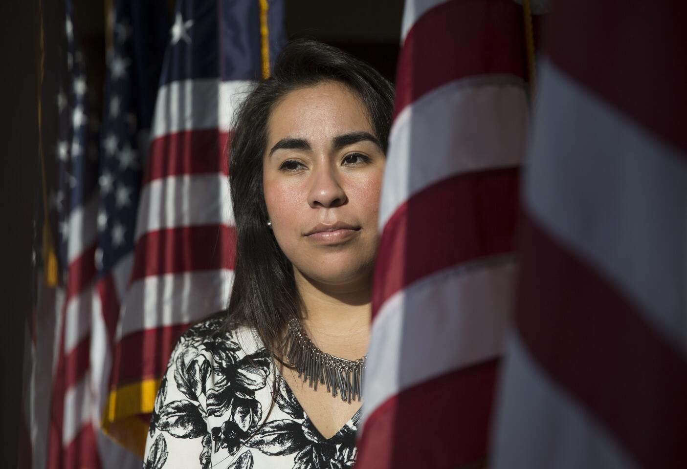 Maribel Marroquin, 25, is a Mexican American college student who says she has spent thousands of hours knocking on doors trying to register Latinos to become part of the GOP: "To have worked so hard and taken so many steps forward and then to have somebody like Trump with his comments come in, it just sets us back a lot."