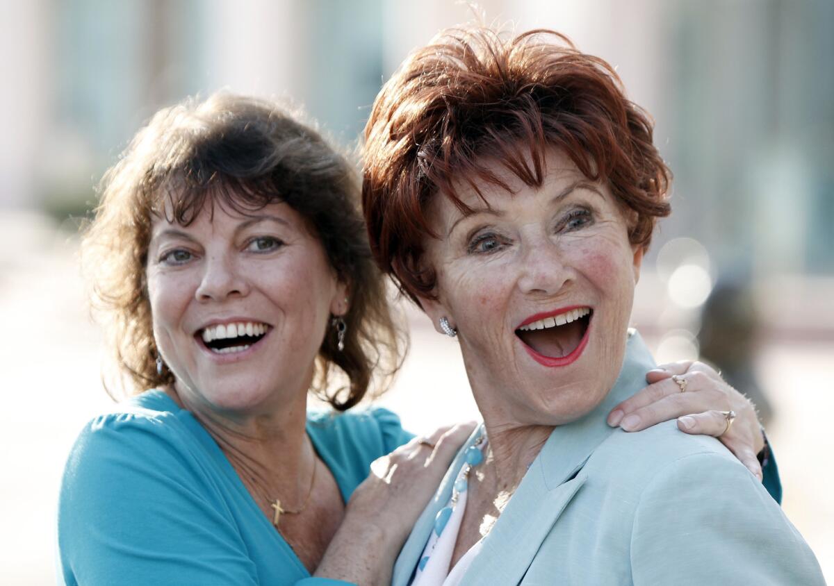Erin Moran and Marion Ross at the Academy of Television Arts and Sciences' "Father's Day Salute to TV Dads" in North Hollywood in June 2009.