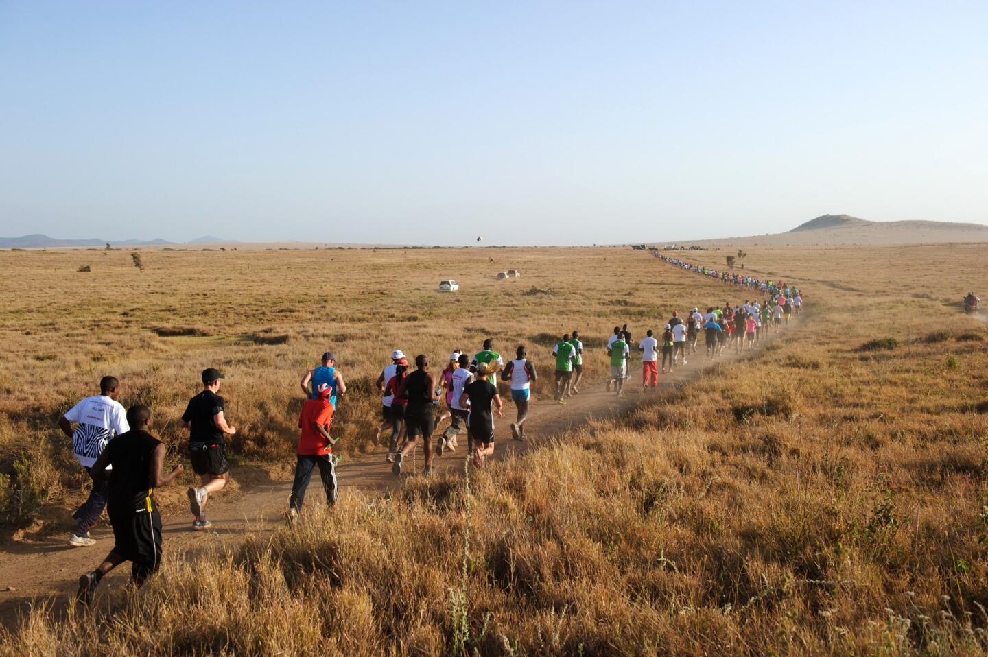 Tusk's Safaricom Marathon in Kenya, June 30