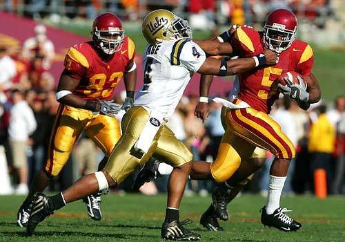 Reggie Bush (USC) and Jarrad Page (UCLA)