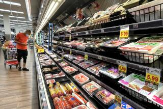 LOS ANGELES, CALIFORNIA - NOVEMBER 11: A person shops in the meat section of a grocery store on November 11, 2021 in Los Angeles, California. U.S. consumer prices have increased solidly in the past few months on items such as food, rent, cars and other goods as inflation has risen to a level not seen in 30 years. The consumer-price index rose by 6.2 percent in October compared to one year ago. (Photo by Mario Tama/Getty Images)