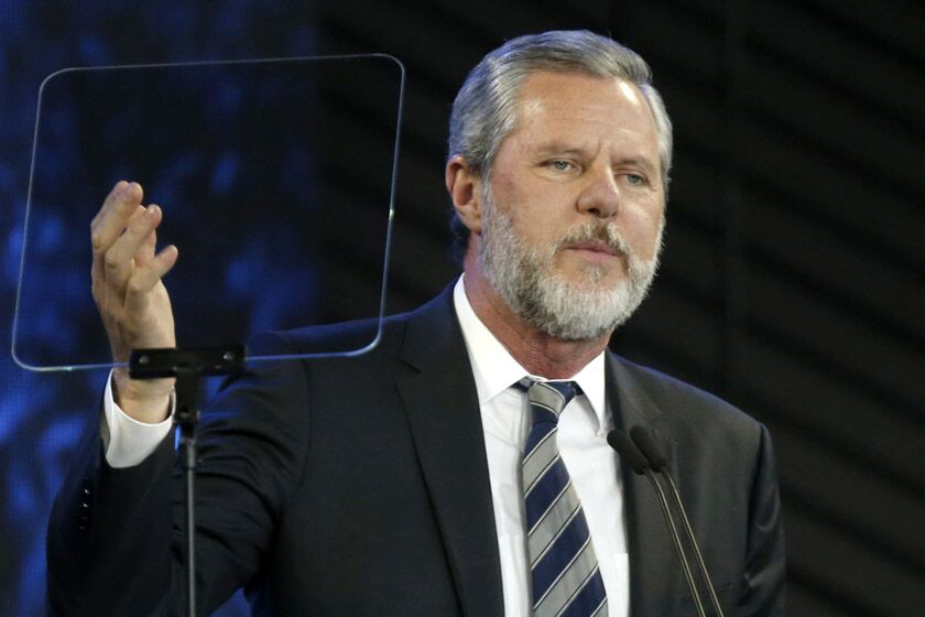 A post by Jerry Falwell Jr. drew backlash from non-Christians who deemed the Liberty University president a hypocrite.