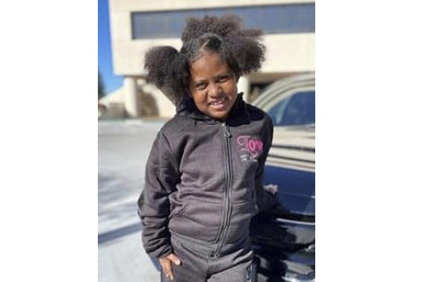 An undated photo released by Hayward Police Department shows Sophia Mason, 8.