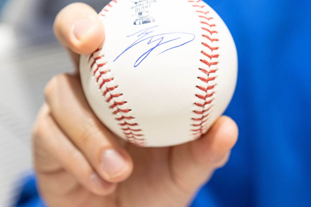 A signed ball.