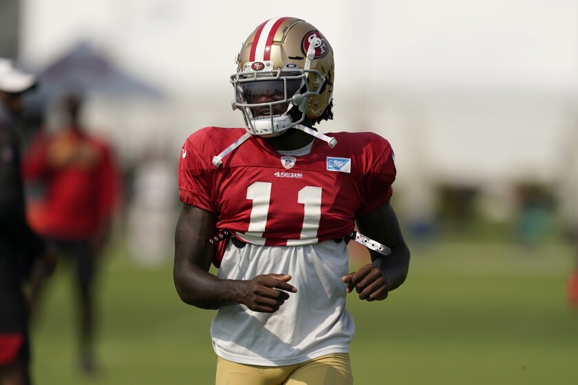 Brandon Aiyuk, Dee Ford leave 49ers practice with injuries The San
