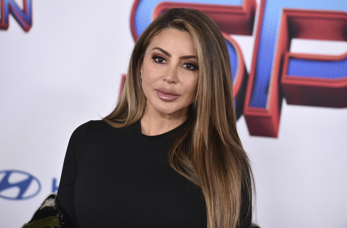 Larsa Pippen arrives at a movie premiere