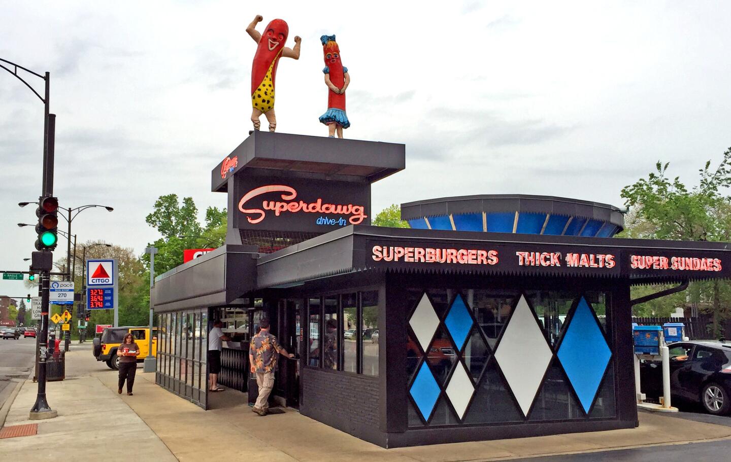 Maurie and Flaurie Berman established Superdawg in 1948. Their secret recipe isn't a wiener, or a frankfurter, or a red hot ... it's a Superdawg.