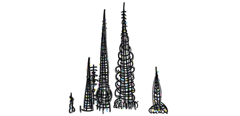 Ilustración de Watts Towers