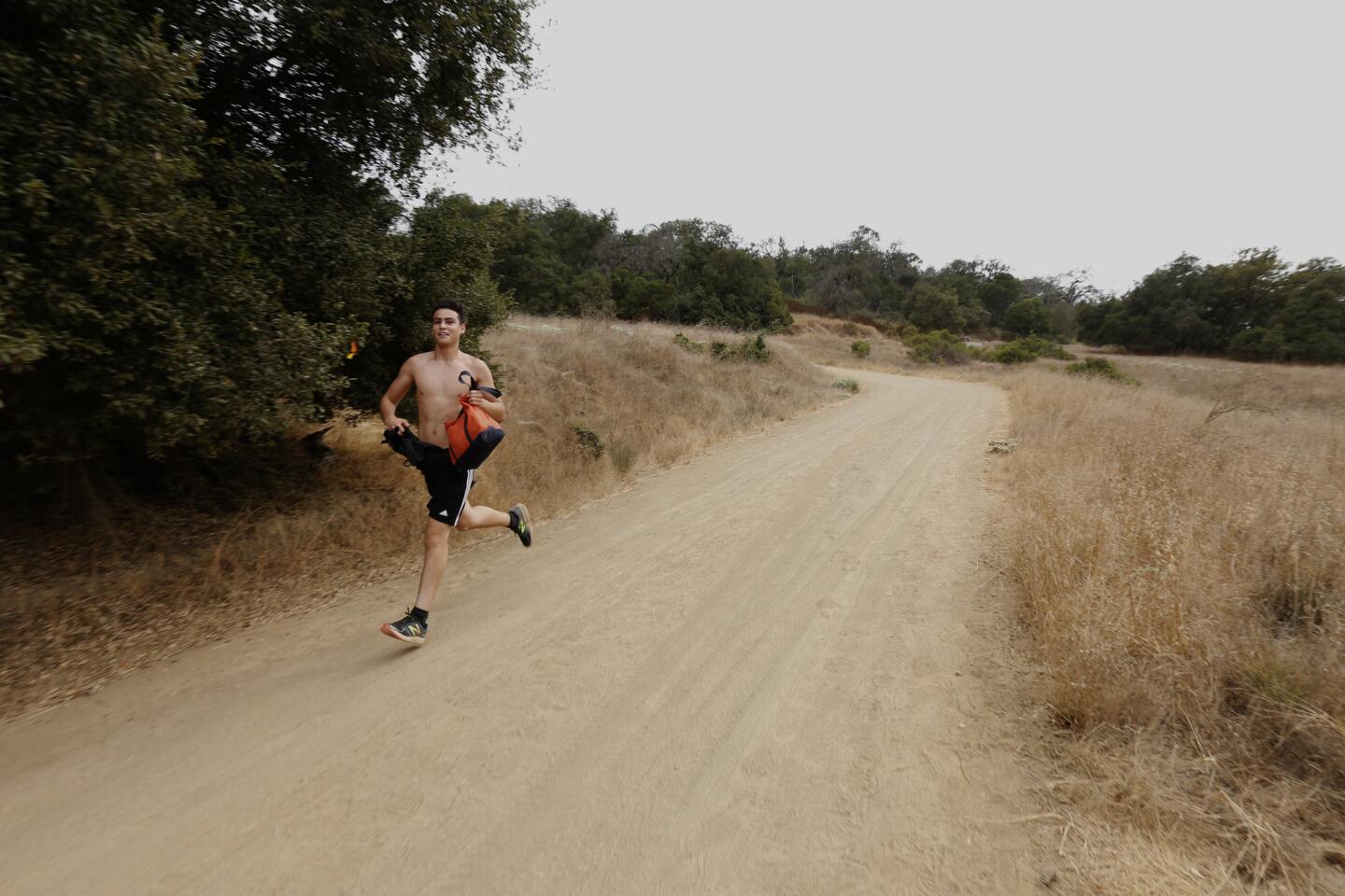 Walk on Trippet Ranch trail