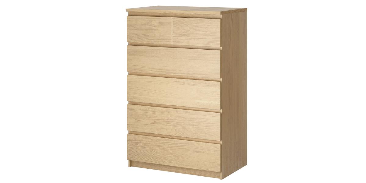 This product image provided by Ikea shows a Malm 6-drawer dresser. The U.S. Consumer Product Safety Commission (CPSC) is announcing a repair program that includes a free wall anchoring kit, for their Malm 3- and 4-drawer chests and two styles of Malm 6-drawer chests, and other chests and dressers.
