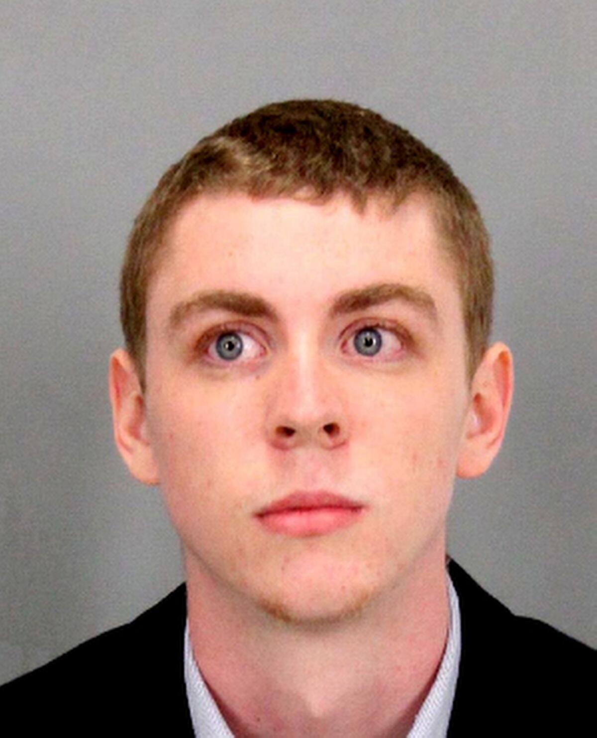 Undated booking photo of Brock Turner. (Santa Clara County Sheriff via AP)