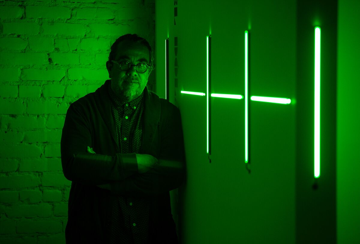 Albert Lopez Jr. is an exhibiting artist at Crear Studio with his exhibition "The Dollar Dance I Never Had."