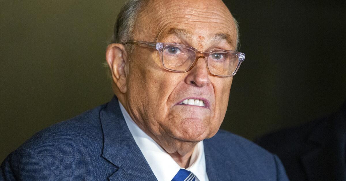 Giuliani is found in contempt of court in $148-million defamation case