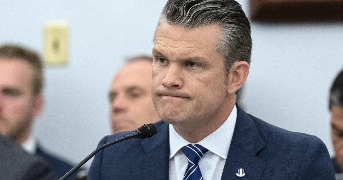 Column: Protection Secretary Pete Hegseth’s embrace of unchristian Christian nationalism Column: Protection Secretary Pete Hegseth’s embrace of unchristian Christian nationalism