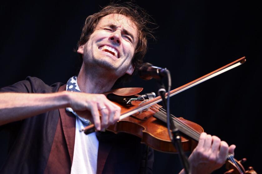 PASADENA, CA - JUNE 25: Musician Andrew Bird performs on the Sycamore stage during Arroyo Seco Weekend at the Brookside Golf Course at on June 25, 2017 in Pasadena, California. (Photo by Rich Fury/Getty Images for Arroyo Seco Weekend) ** OUTS - ELSENT, FPG, CM - OUTS * NM, PH, VA if sourced by CT, LA or MoD **