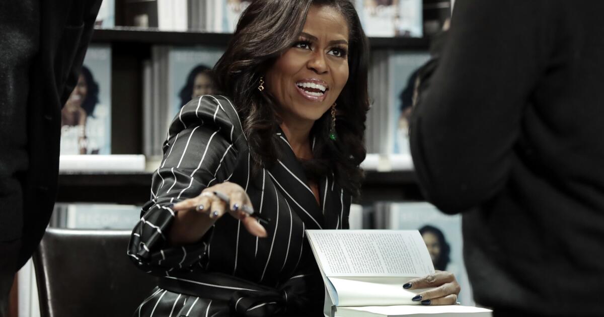 2018's best-selling author Michelle Obama adds 21 more events to her ...