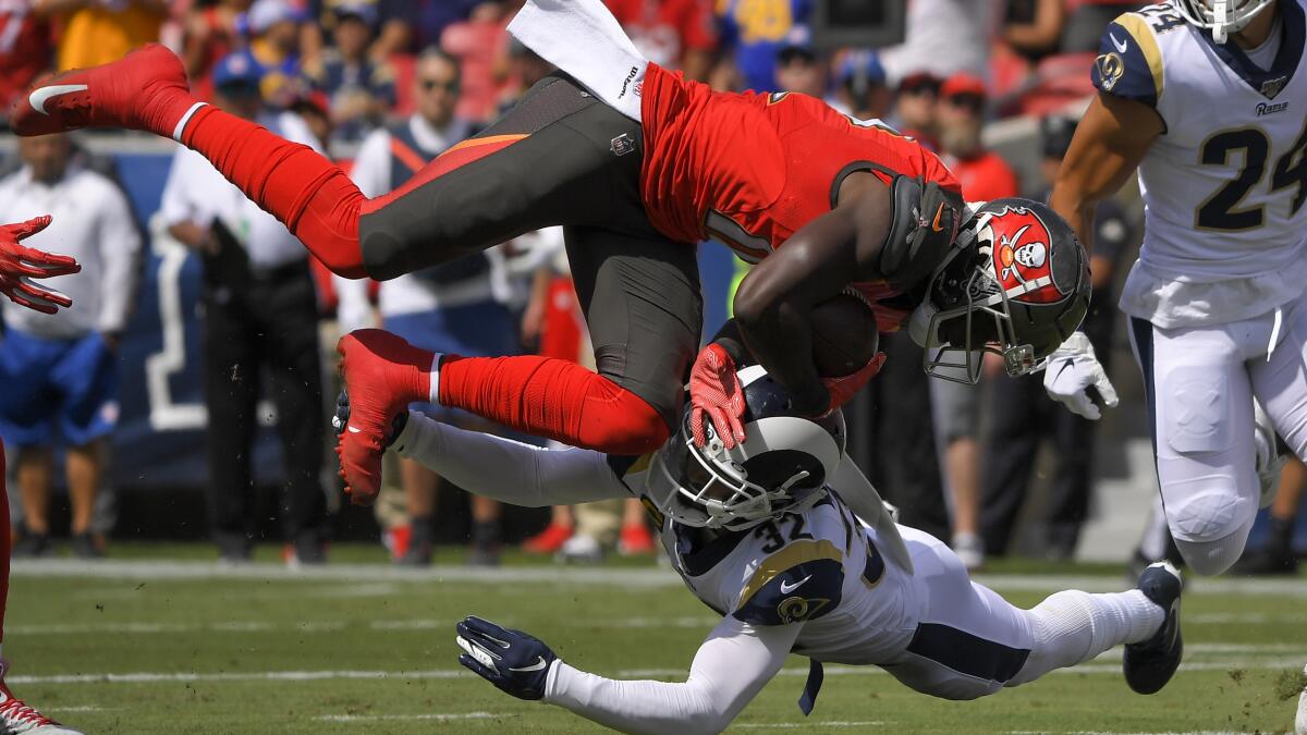 Winston throws 4 TD passes, Buccaneers outlast Rams 55-40 - The San Diego  Union-Tribune