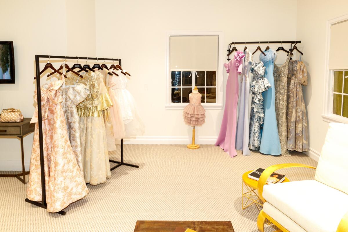 A look inside Badgley Mischka's new flagship store in West Hollywood.