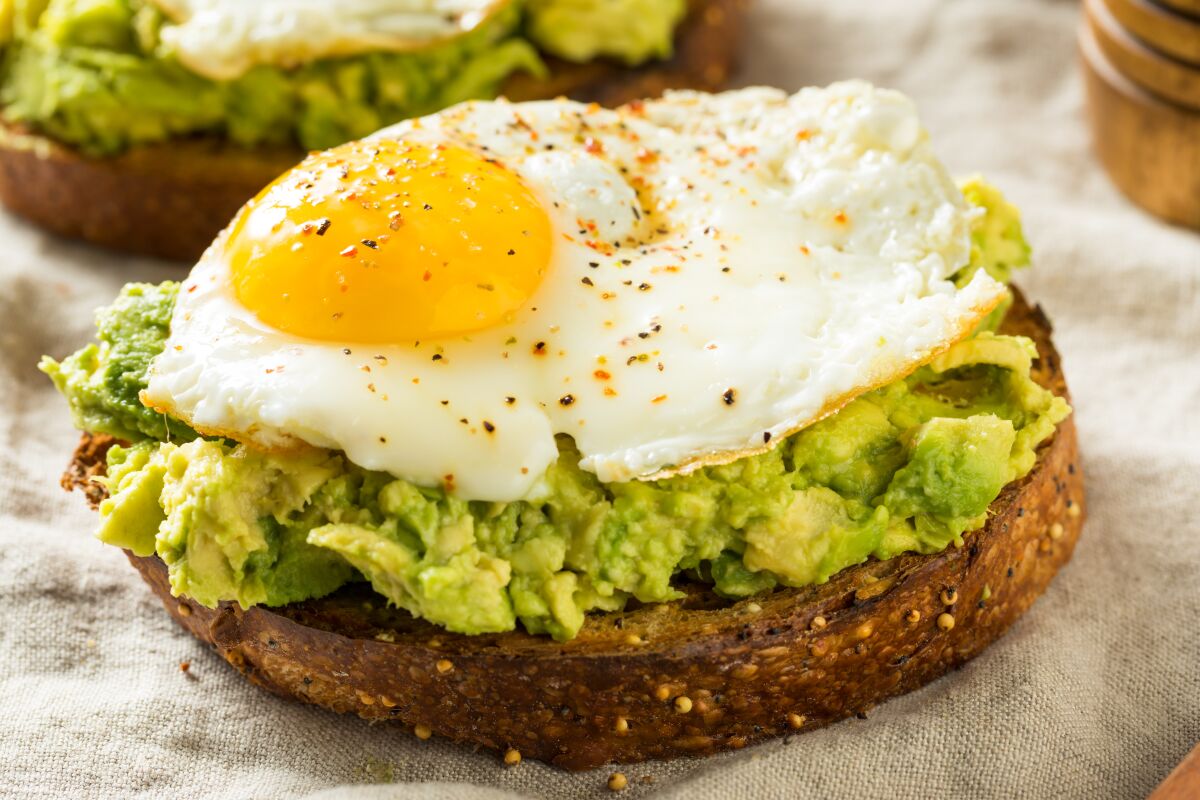 Avocado toast can be served any number of ways, including with an egg.