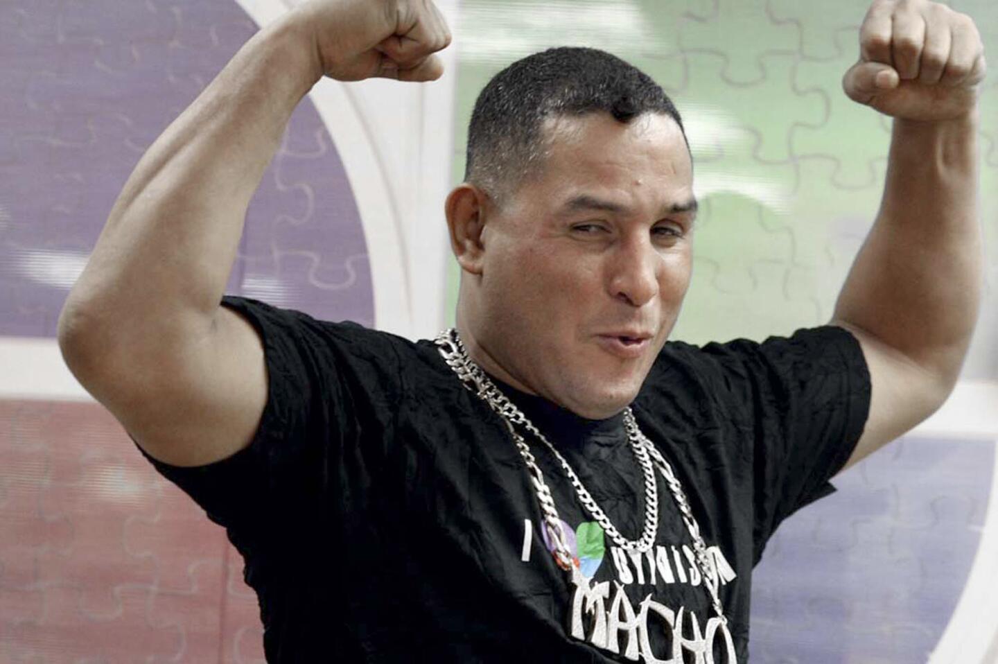 Former Puerto Rican welterweight boxing champion Hector 'Macho'