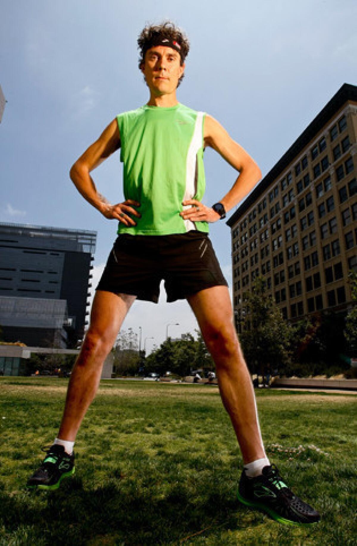 Scott Jurek, vegan now, used to eat fast food.