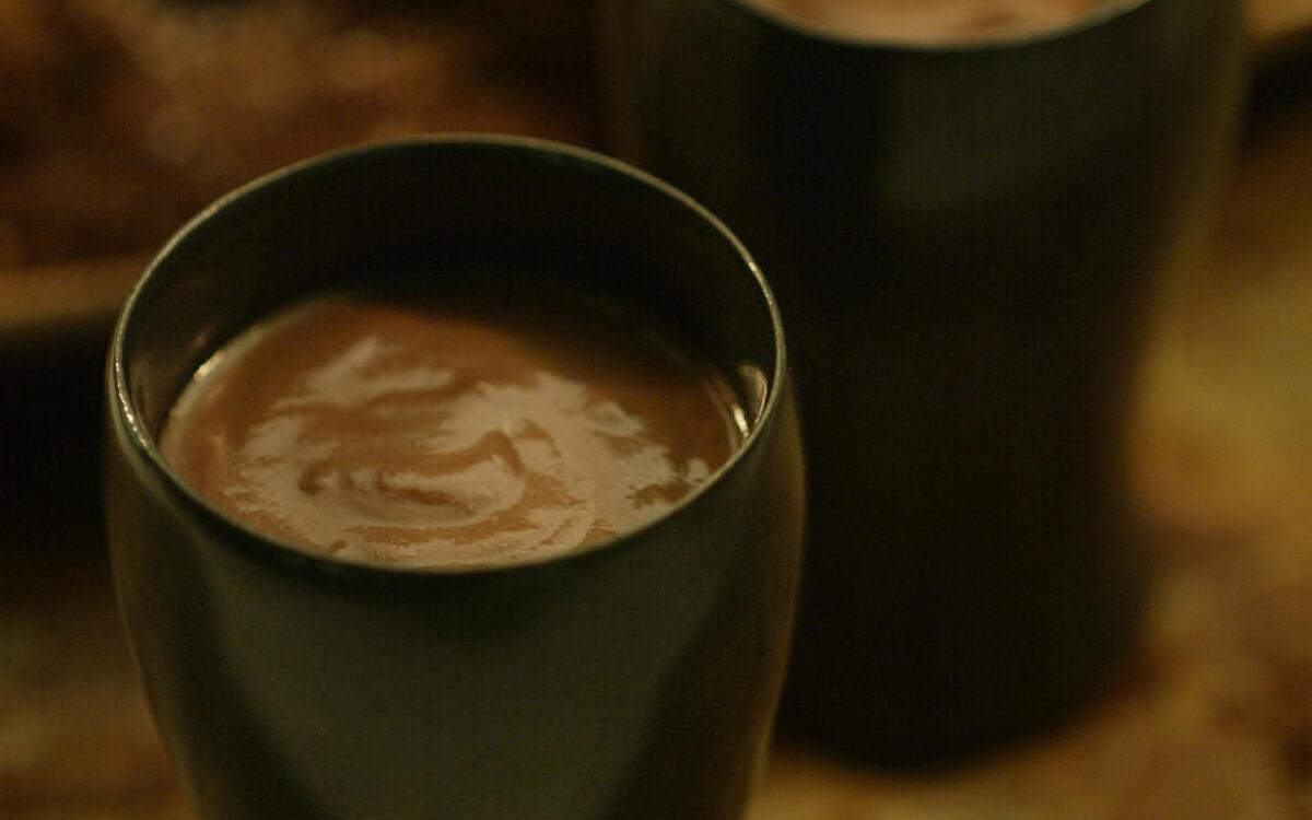 Spanish hot chocolate (chocolate a la taza)