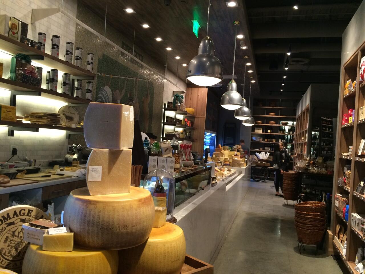 The cheese and gourmet shop at Wally's Vinoteca