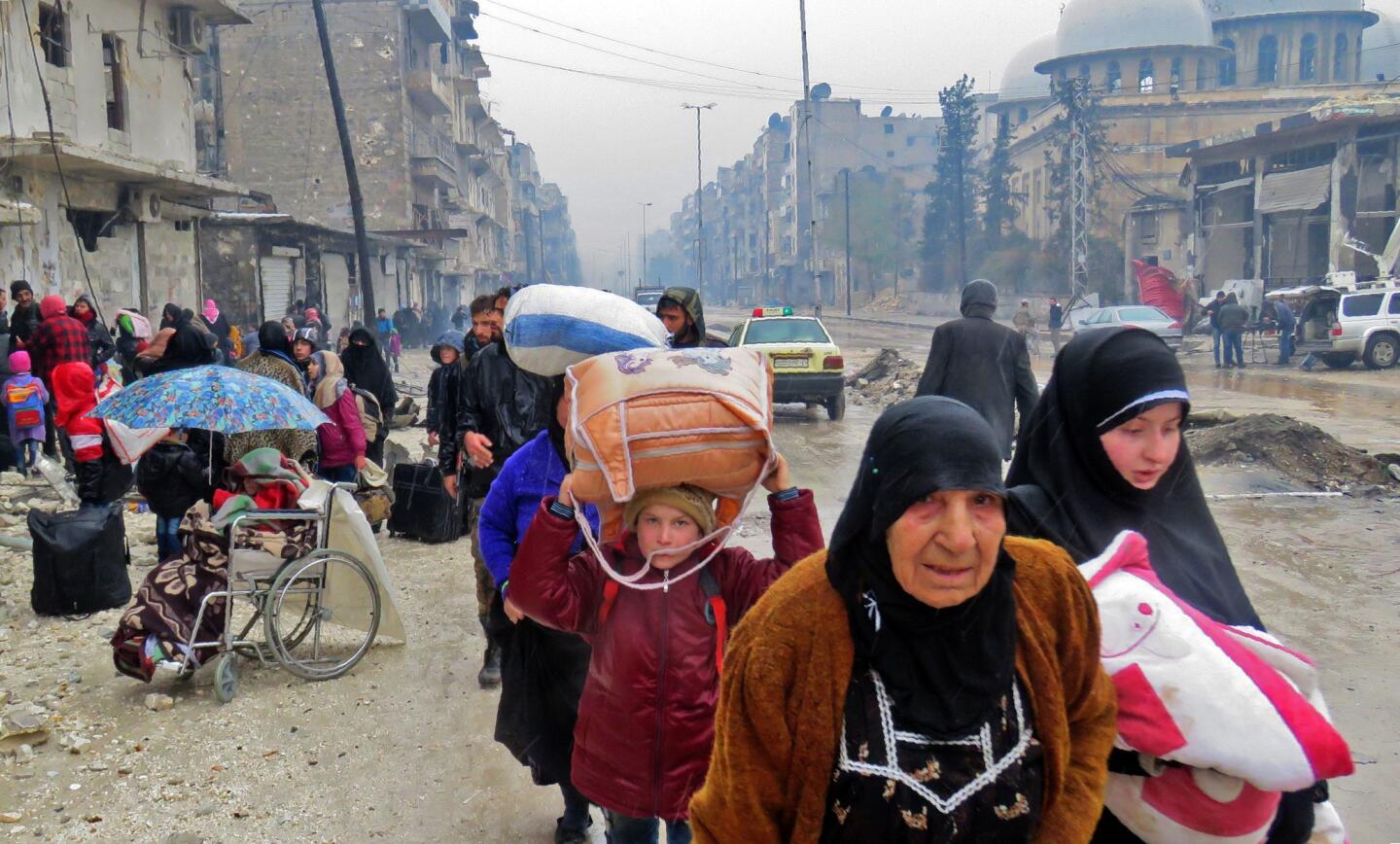 ‘Nowhere safe to run’ for residents fleeing Aleppo