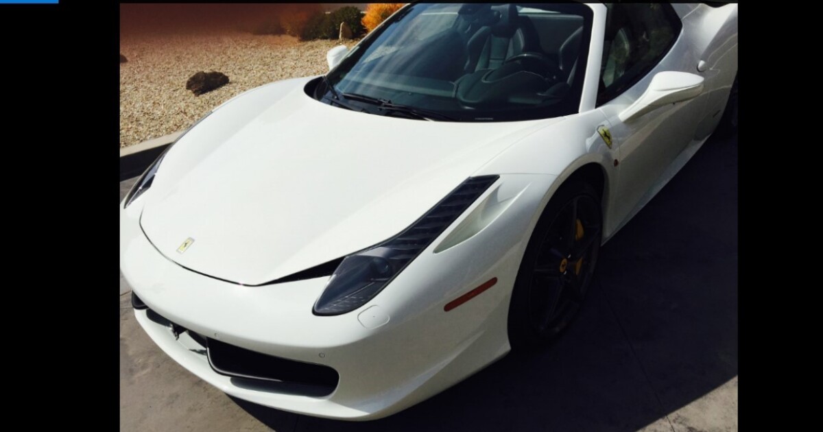 Laguna Woman S Nightmare 300 000 Ferrari Is Stolen From Costa Mesa Service Center And Found Trashed In Santa Ana Los Angeles Times
