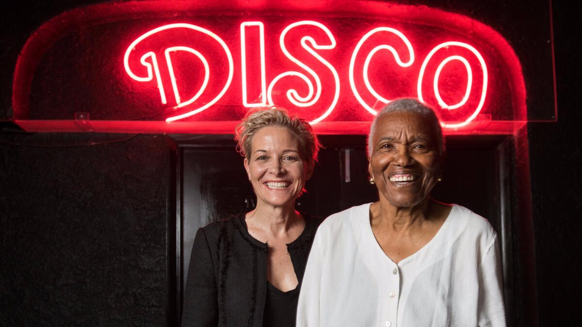 C. Fitz, left, is the director of "Jewel's Catch One," a documentary about club owner Jewel Thais-Williams.