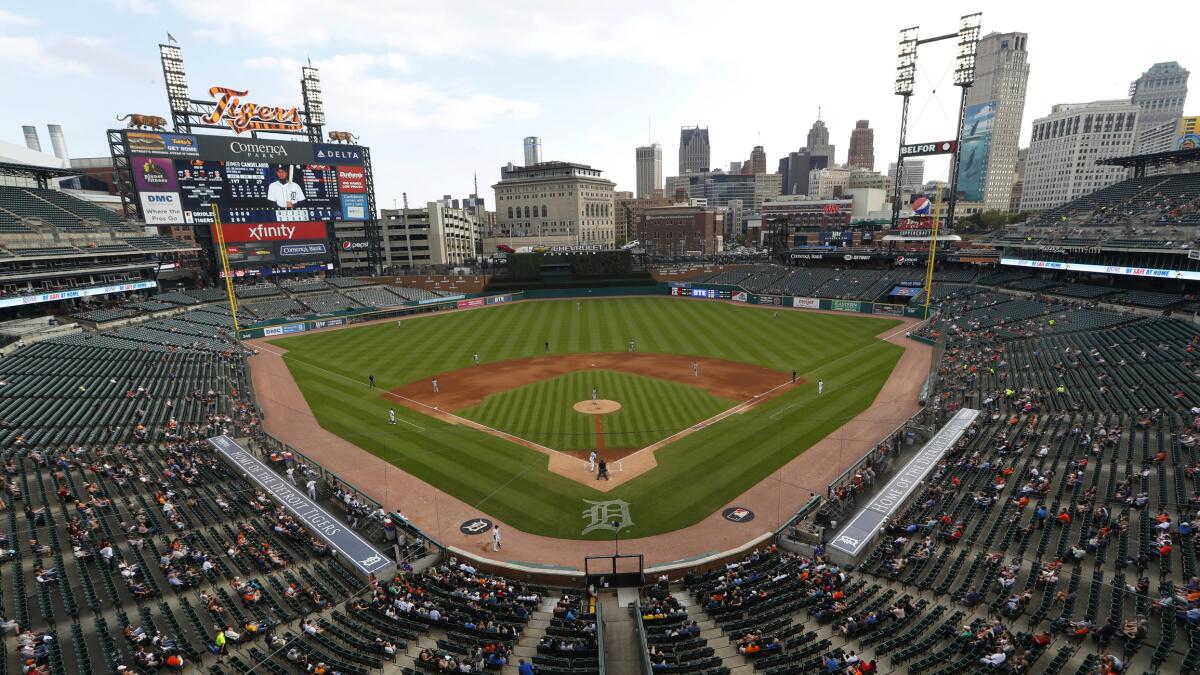 Tigers preparing for home opener at Comerica Park 