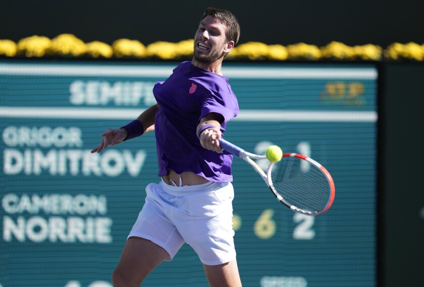 Norrie Y Basilashvili Jugaran La Final Masculina De Indian Wells Los Angeles Times