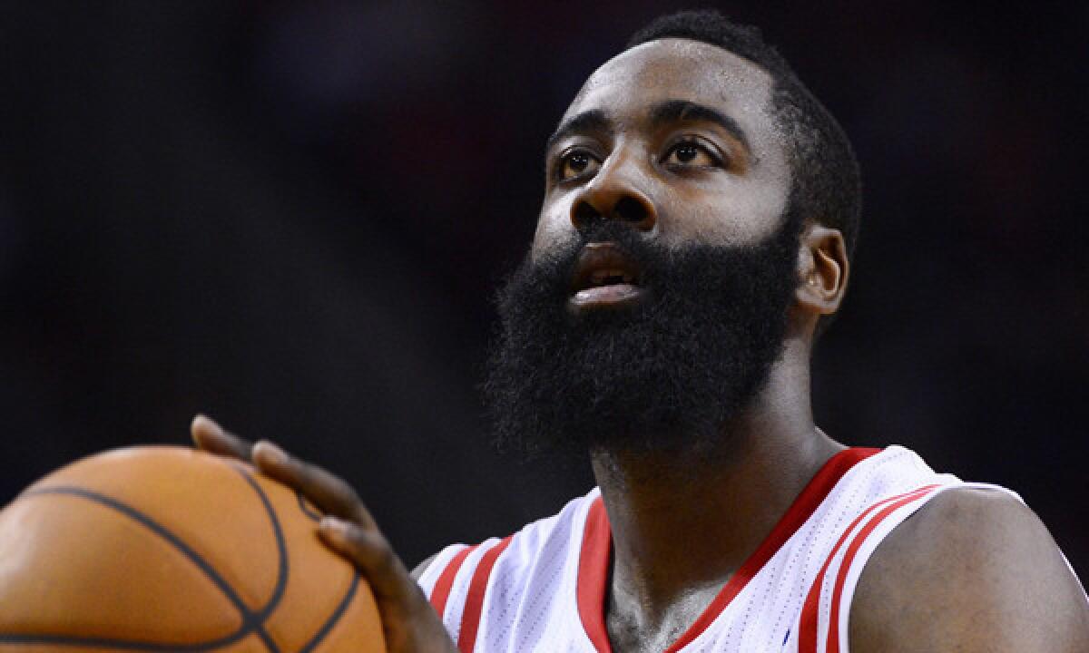 James Harden and the Houston Rockets play host to the Lakers on Wednesday.