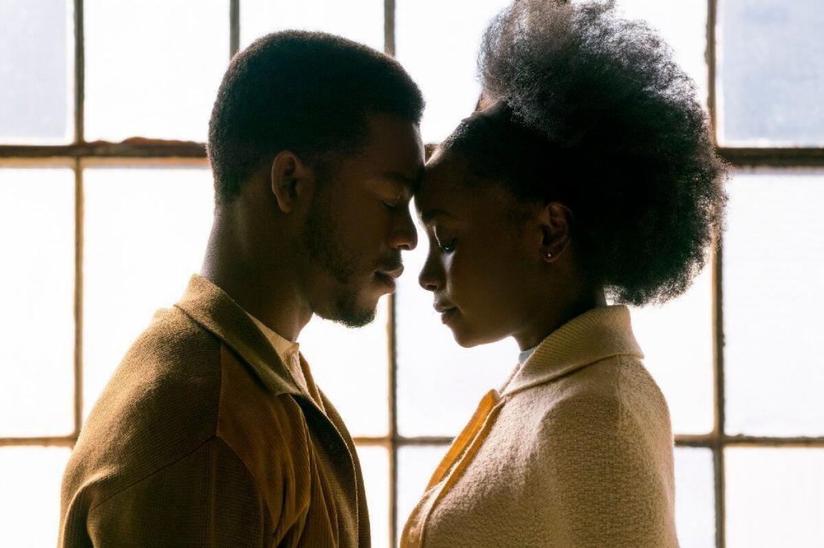 Stephan James as Fonny and KiKi Layne as Tish star in Barry Jenkins' "If Beale Street Could Talk."