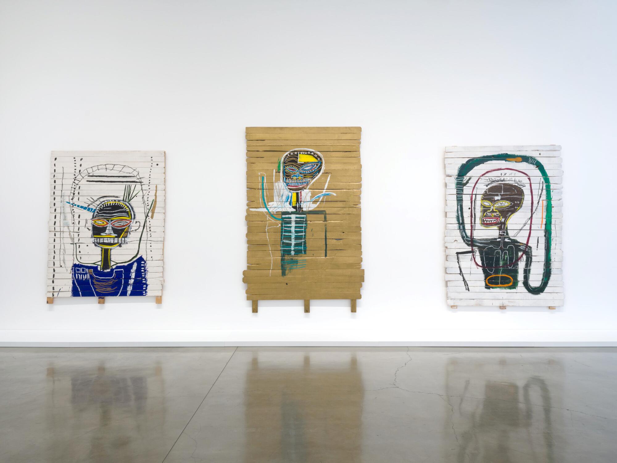 'Made on Market Street' premieres in Beverly Hills with paintings by Jean-Michel Basquiat.