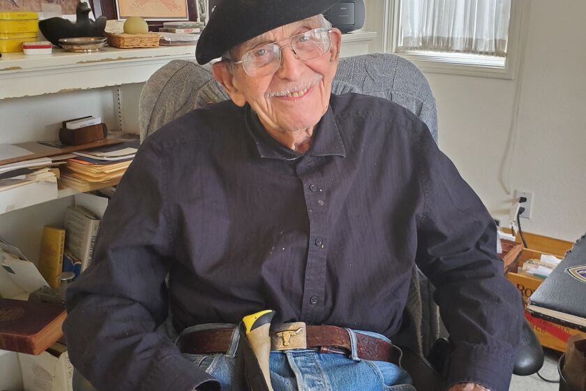 Almost 99-year-old La Jolla resident Milton Kodmur.