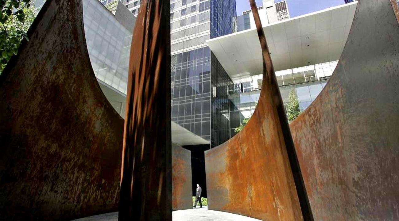 "Doesn't everyone need a Richard Serra sculpture for the garden? Instead of traditional wedding bands, how about this abstract representation of the two coming together as one? And if you want to pick one up, Serra is represented by Gagosian." -Heather Ashton