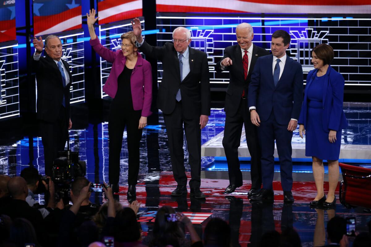 Democratic debate in Las Vegas