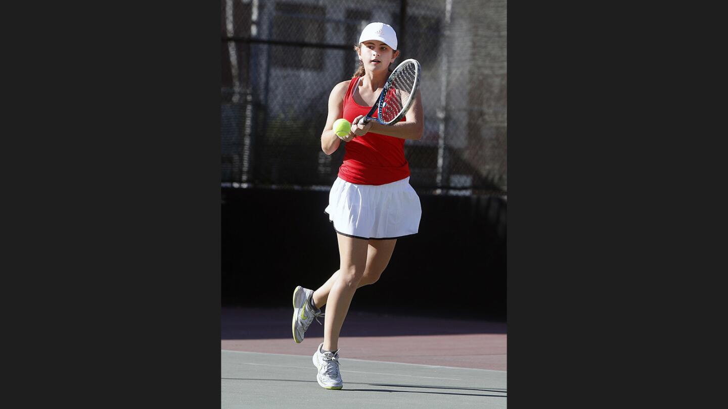 Photo Gallery: Glendale vs. Rosemead in CIF Division IV girls' tennis quarterfinals