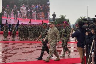 Gen. Mark Milley, chairman of the U.S. Joint Chiefs of Staff, at a welcome ceremony in Jakarta, Indonesia, on Sunday.