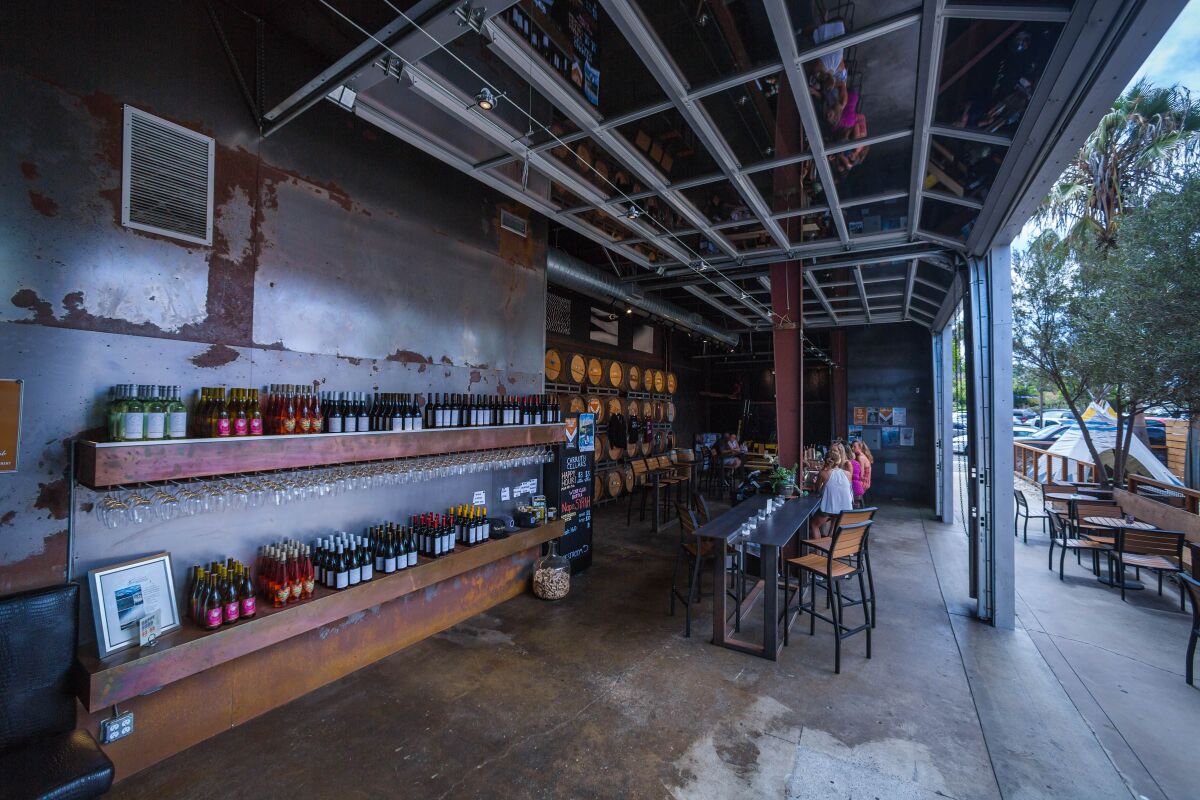 Carruth Cellars' Carlsbad tasting room