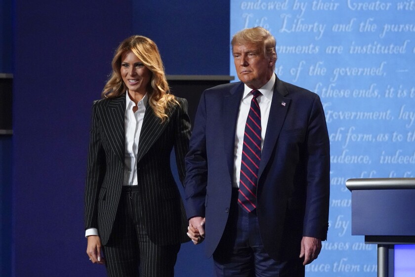 Melania Trump no acompañará al presidente a mitin por tos - San Diego  Union-Tribune en Español