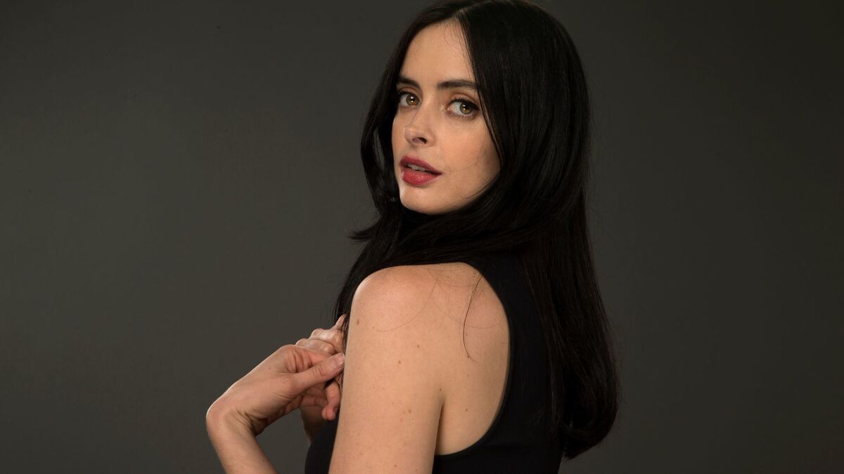 Krysten Ritter, whose portrayal as Jessica Jones was a Netflix hit, is making her first appearance at Comic-Con with the cast of Marvel's new Netflix series "The Defenders."