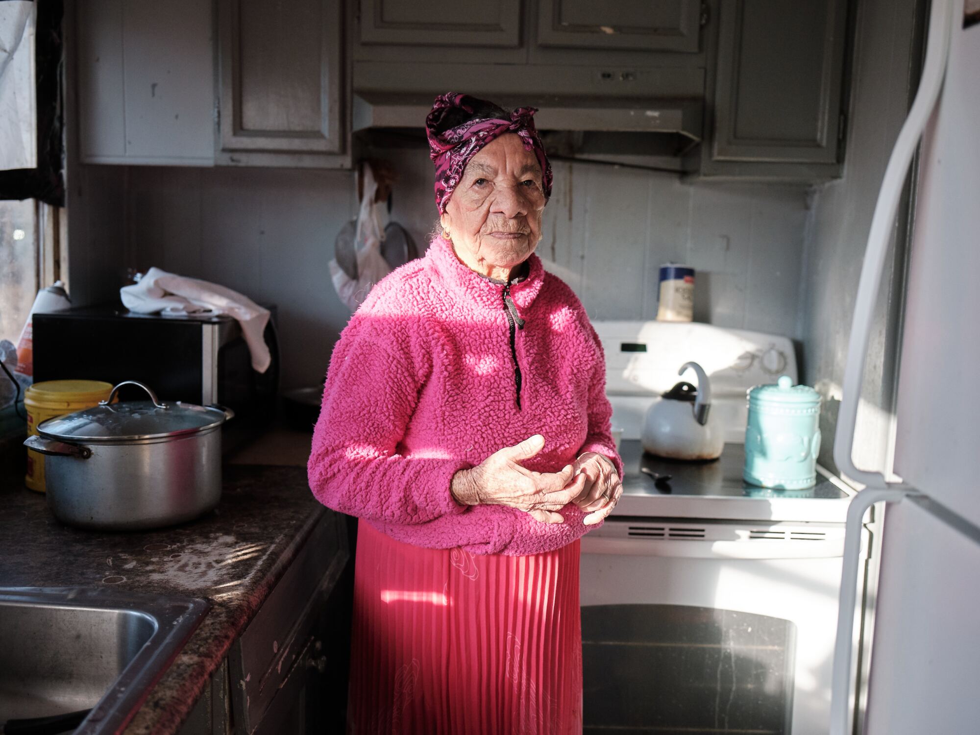 Doña Amalia misses her grandchildren since they disappeared into custody of the Office of Refugee Resettlement. 