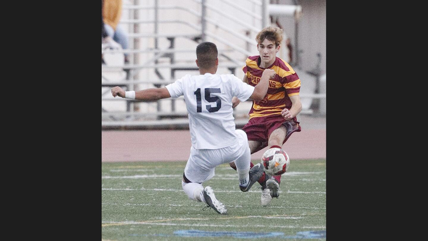 Photo Gallery: Crescenta Valley vs. La Canada in nonleague boys' soccer