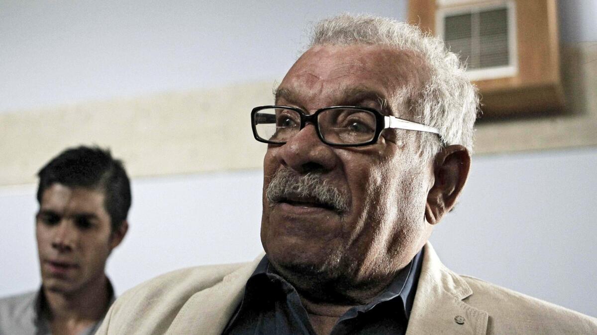 Derek Walcott in 2012. The poet won the 1992 Nobel Prize in literature.