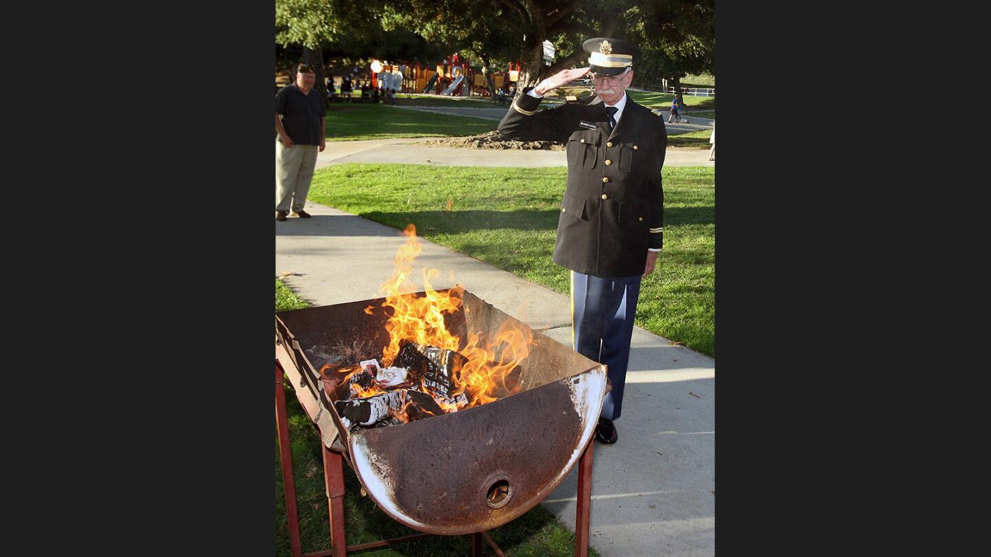 Photo Gallery: Veteran's Day ceremony at Two Strike Park in La Crescenta