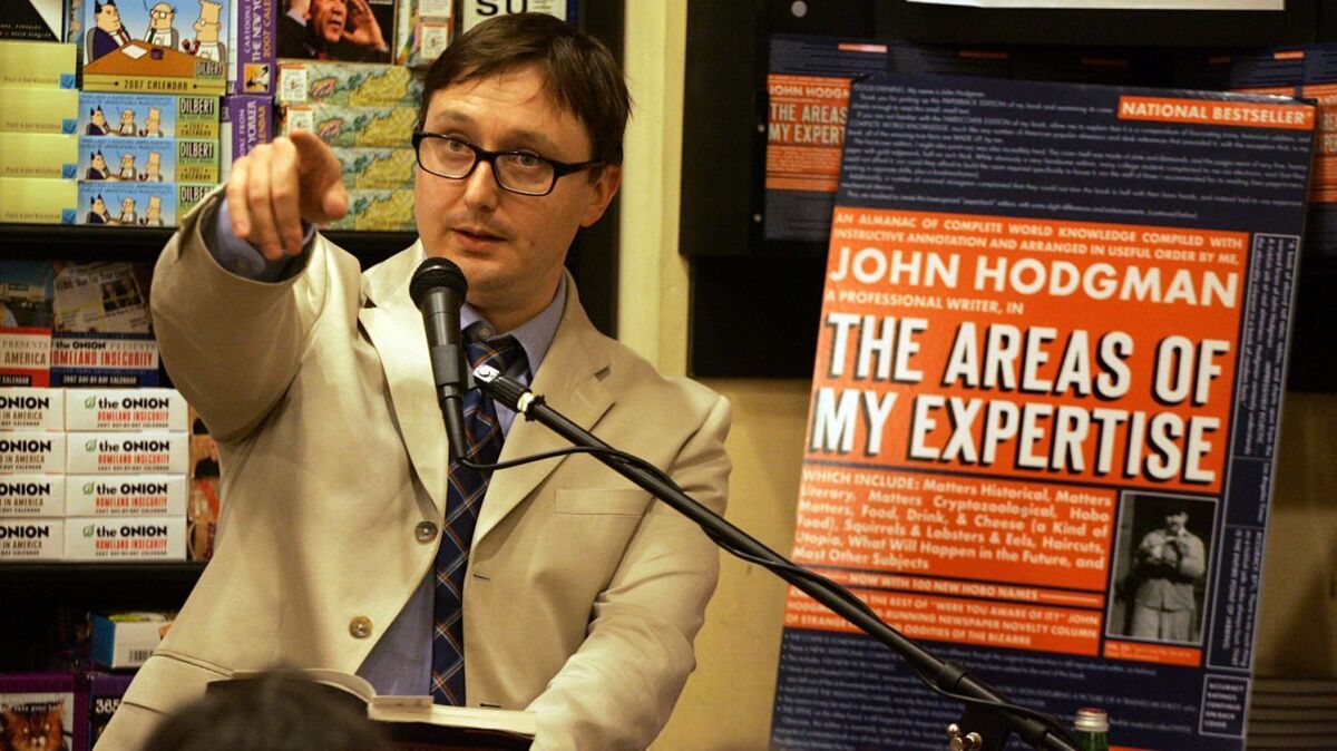 John Hodgman at Book Soup with 'The Areas of My Expertise' in 2006