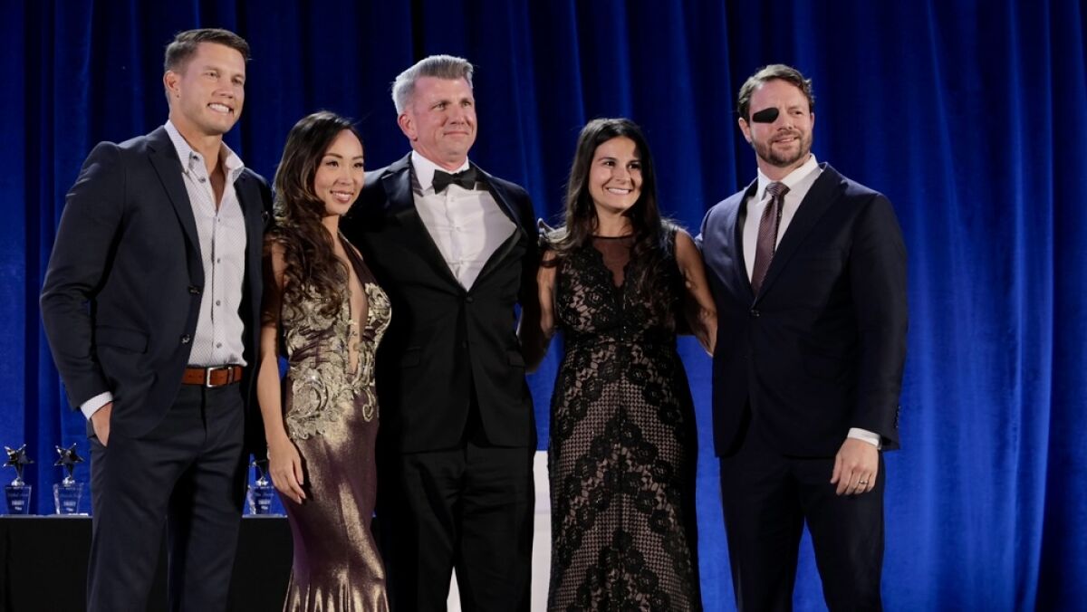 (L-R) Mike Sherbakov, The Veteran Fund; Lisa Song Sutton